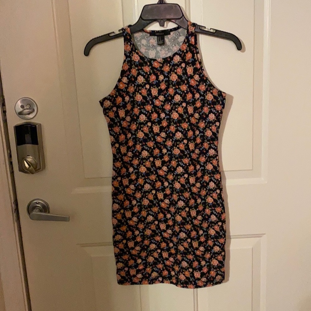 Floral Skin Tight Dress